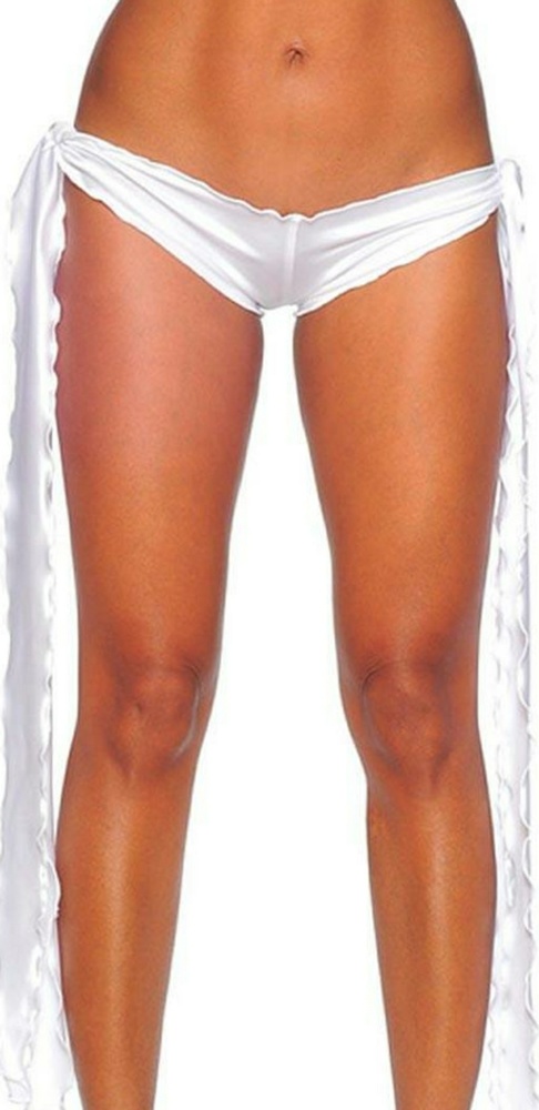 iheartraves Tie Side Bottoms White